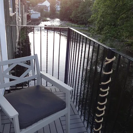 Riverbank River Ehan Double Balcony Prázdninový dům *